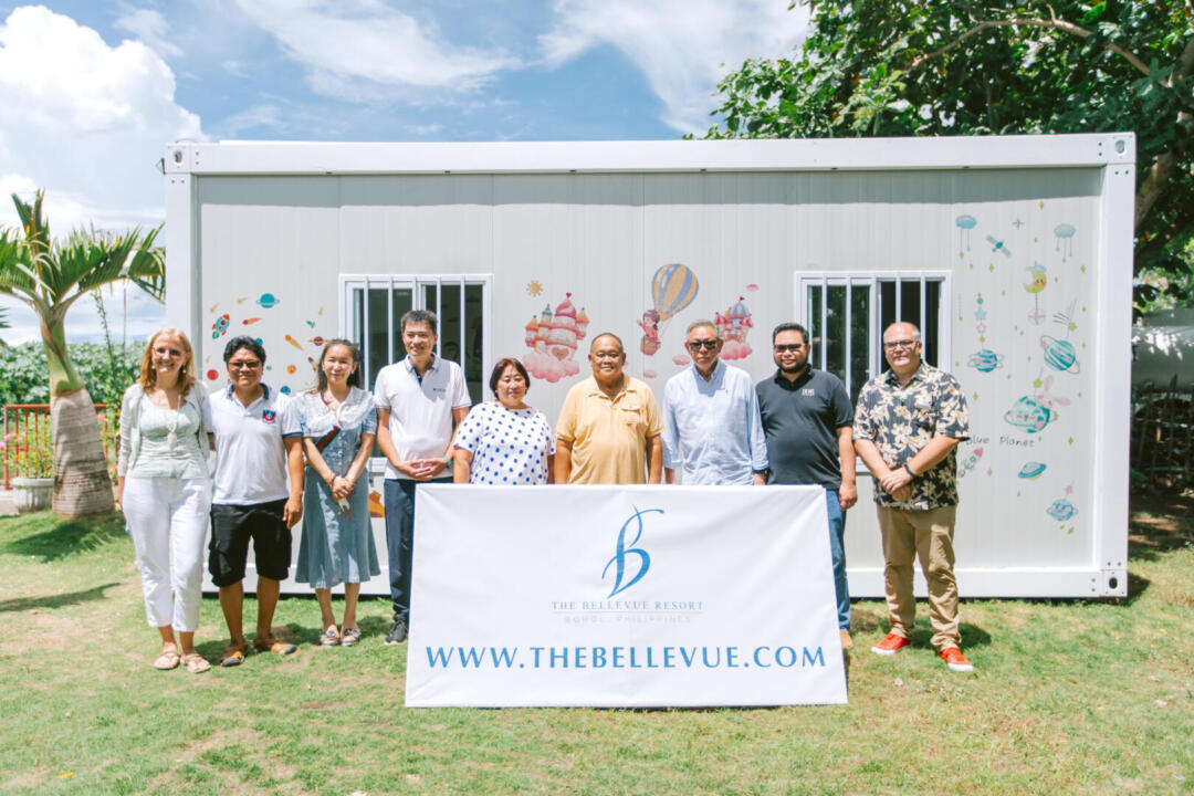 Bellevue Bohol, Your Time Import & Export launch eco - friendly mobile classroom for Panglao pupils